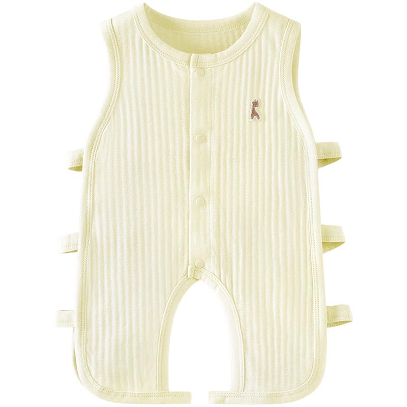 TONGTAI Infant Sleeveless Pure Cotton Pipa Romper