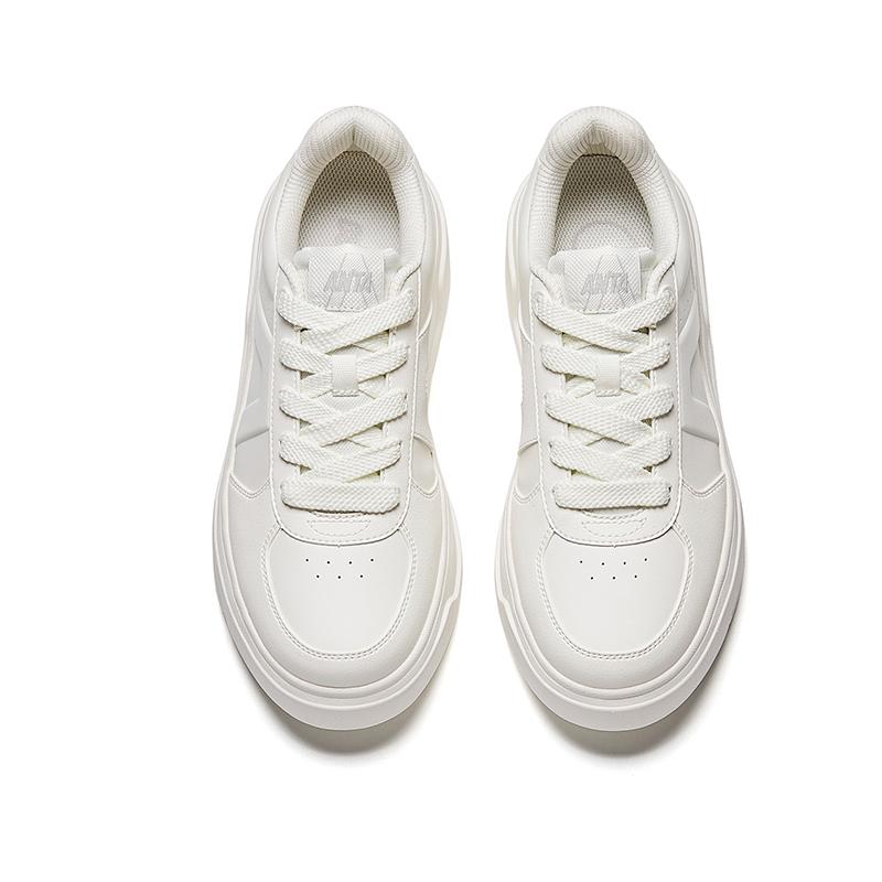 Anta A Road Thick Sole Height Increasing Low Top Casual Shoes Women Sneakers 122548026-1