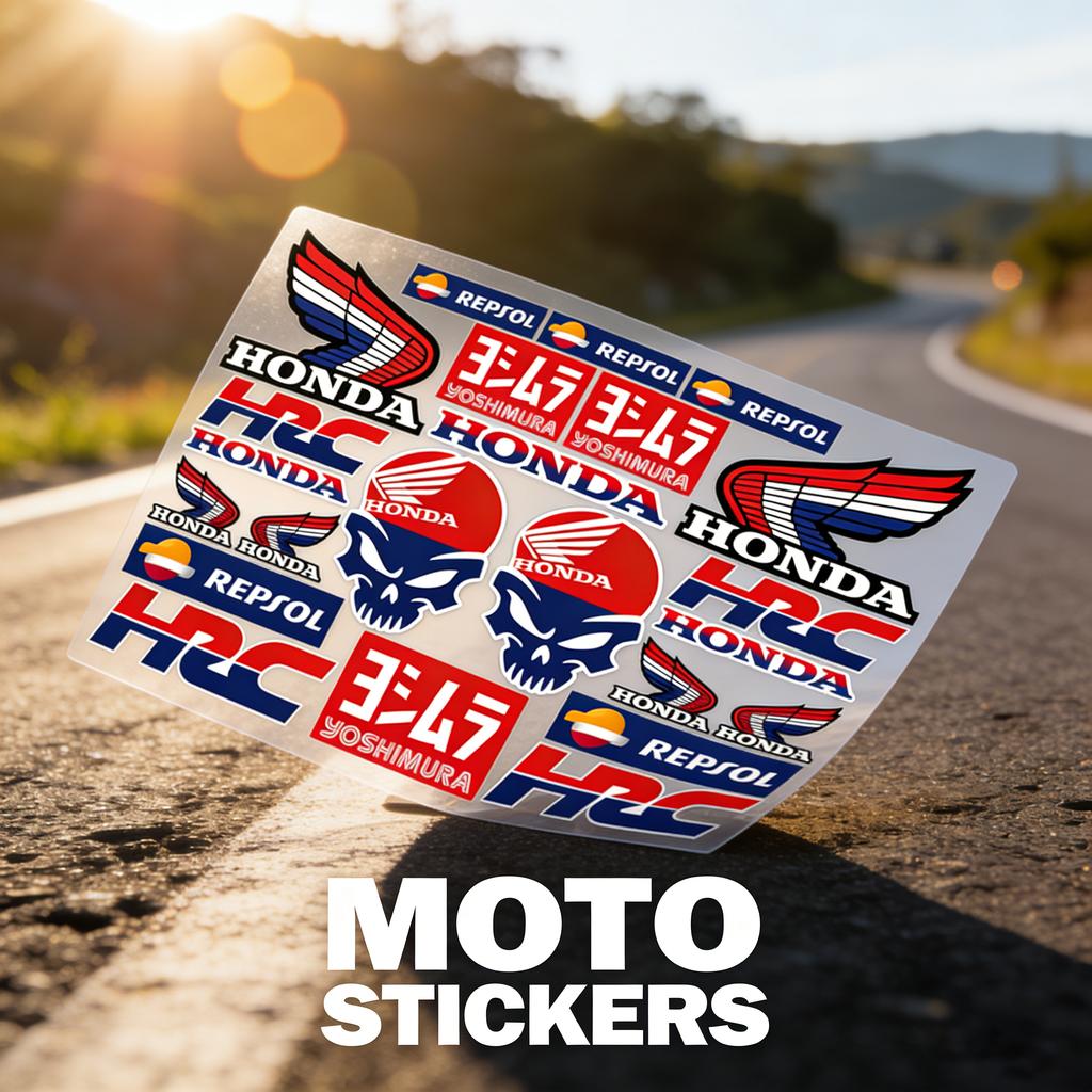 vbjhr10 Stickers Moto Sticker Auto Body Bumper for Honda Windows Motorcycle Laptop Walls Vinyl Decal Car Tuning Accessories