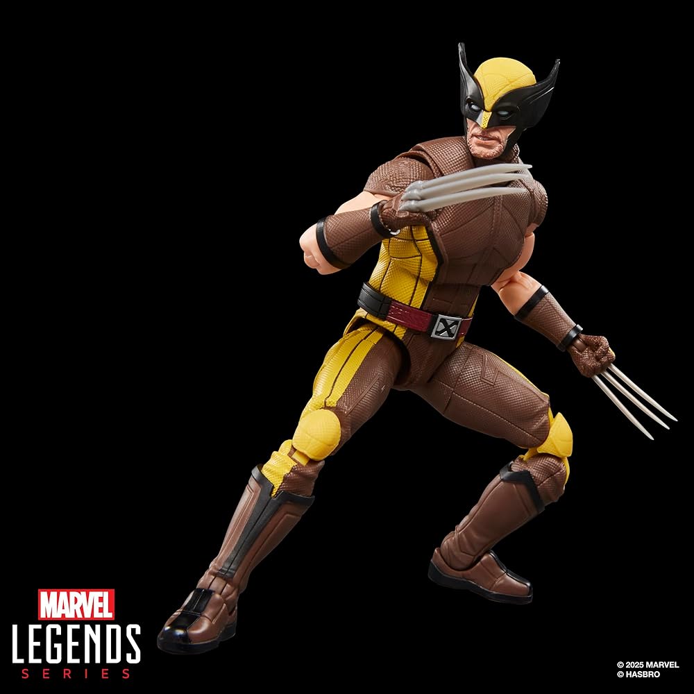 Hasbro Marvel Legends Wolverine Action Figure Brown Suit 15 Cm for Marvel Studios Deadpool Collection