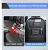 Car Seat Back Storage Bag Organizer Tablet Holder Leather Waterproof Accessory