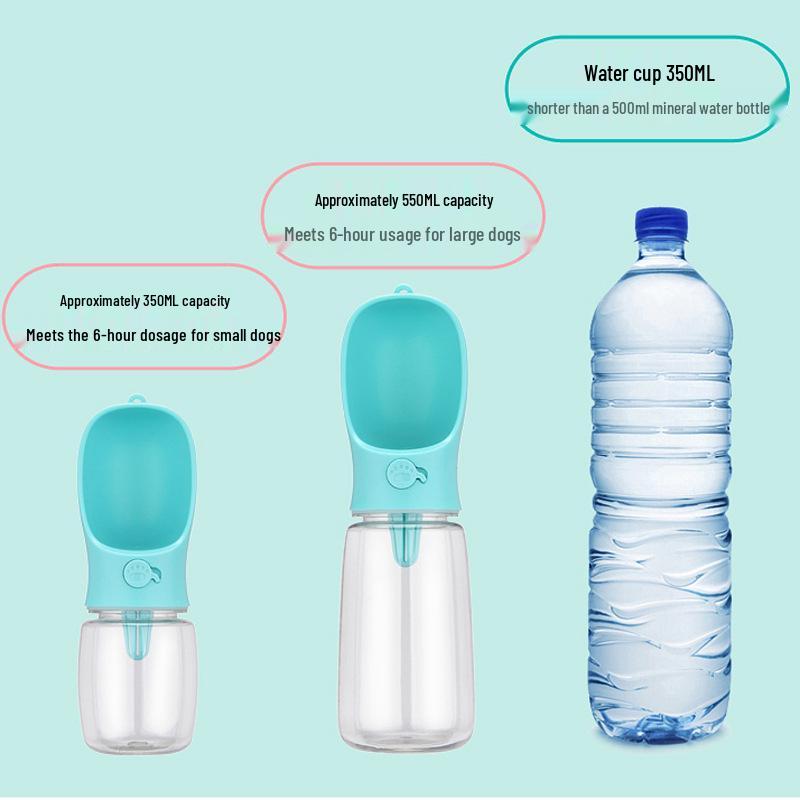 Portable Dog Water Bottle: Outdoor Travel Cup for Walking and Hydration.