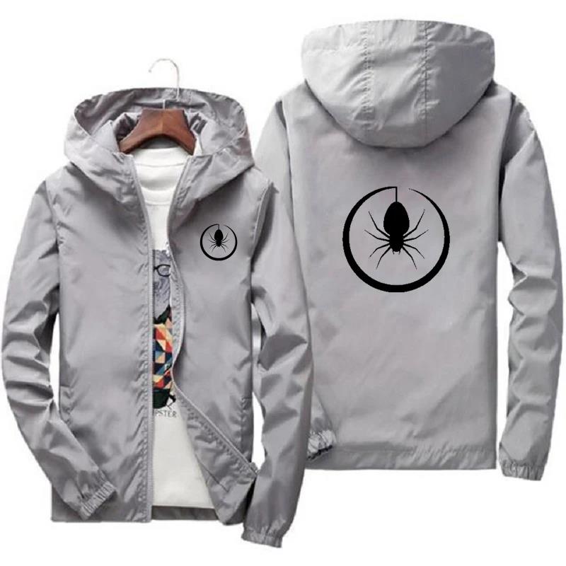 Men's hooded waterproof jacket, windbreaker for outdoor sports, hiking, cycling, and fishing