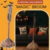 Mătură de Vrăjitoare Plutitoare de Halloween Mătură Dansantă Bântuită Mătură Mobilă Magician Vrăjitoare Petrecere de Carnaval Accesorii Costum