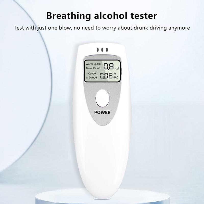 Portable Breath Alcohol Analyzer No Contacted Digital Alcohol Tester Breathalyzer Detector Alcohol Detection Lcd Screen