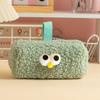 Plush Pen Case For Kids Large Capacity Storage For School Stationery And Gifts
