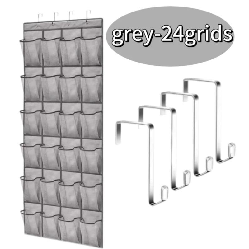 

Over The Door Shoe Rack with 24 Large Mesh Pockets Hanging Shoe Organizer for Closet Hanging Shoe Rack Holder Hanger 1pcs