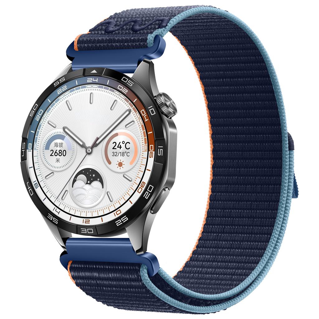 22mm 20mm Nylon Loop Band For Huawei Watch GT5/4/3/2 Pro 46mm Wristband Bracelet Samsung Watch 7 6 5 4 Amazfit GTR/Balance Strap