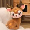 Multisize Velvety Reindeer Stuffed Doll Perfect For Seasonal Decorations Family Gift Exchange Durable Plush Toy