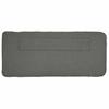 Upholstered Headboard in Brown and Light Grey 135 cm