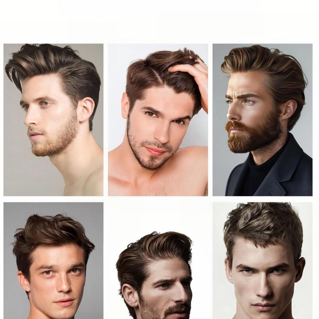 Professional 3 In 1 Pocket Folding Combs Wide Tooth Oil Head Comb Beard Combing Barber Hair Clipper Comb Salon Hair Styling Tool Double-sided Comb