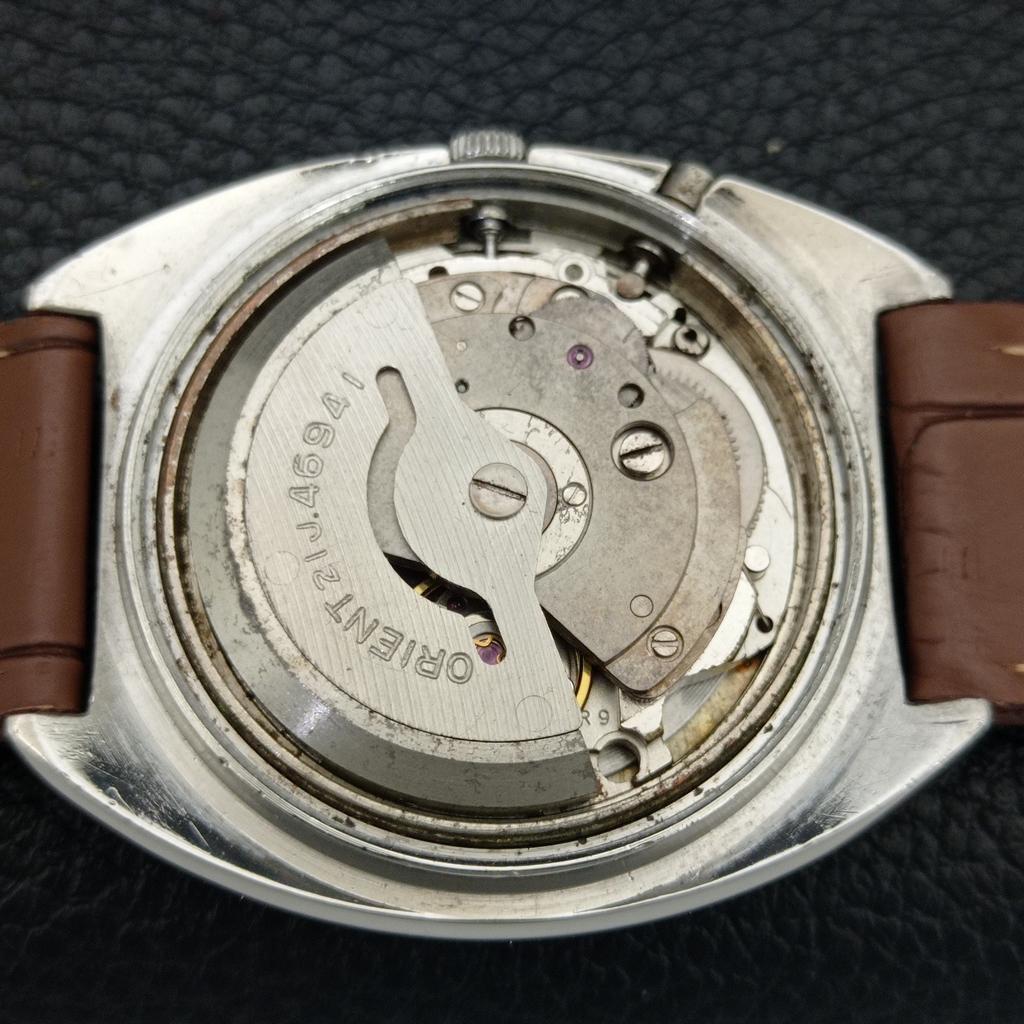 AUTOMATIC 46941 VINTAGE ORIENT JAPAN MENS ORIGINAL DIAL WATCH a704952-1