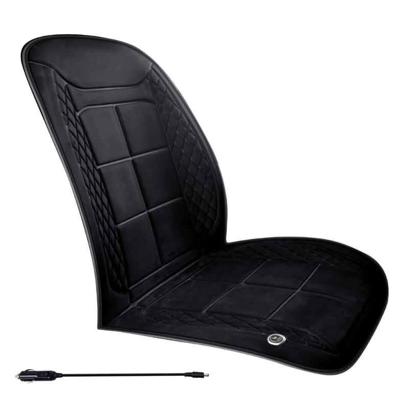 Funda de Asiento de Coche Calefactable de Invierno Cojín de Asiento de Coche de Calentamiento Rápido Con Múltiples Ajustes de Temperatura Para Comodidad al Conducir
