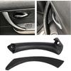 HECASA Inner Pull Door Handle & Door Handle Outer Cover Compatible with 2002-2012 BMW 3 Series E90/E91 ABS Plastic Passenger Side