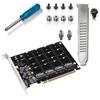 PH44 NVME 4-Disk PCIE Signal Split Array Card Array Card M.2 NVME SSD