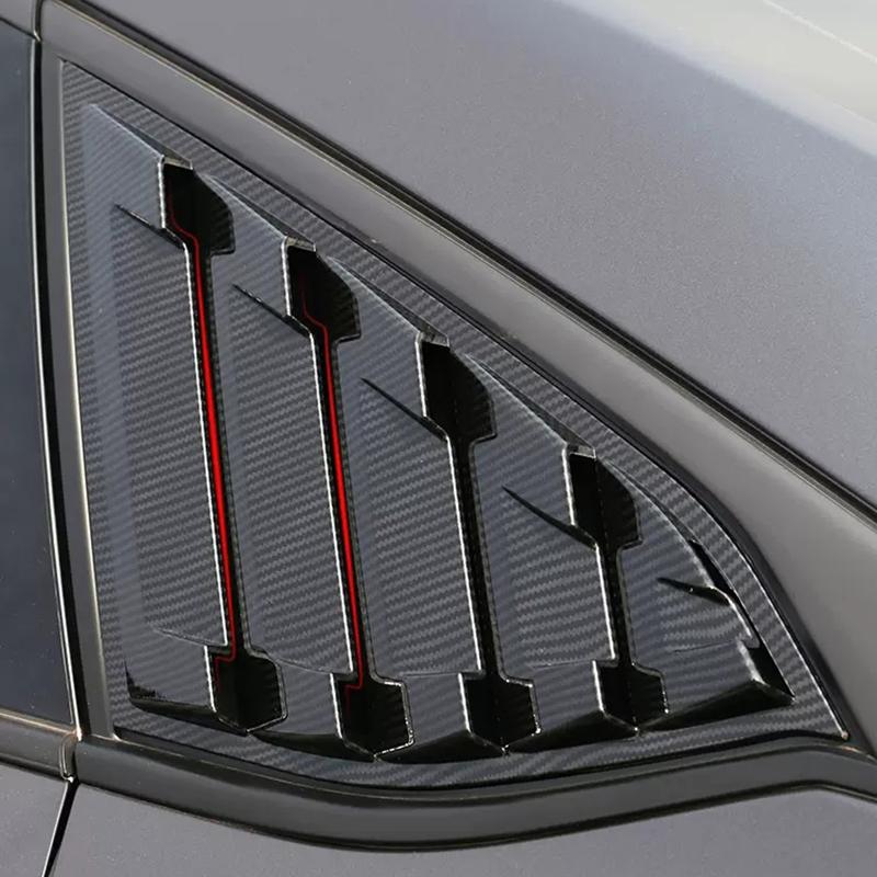 ABS Carbon Fiber Tylna osłona okna samochodu Osłona żaluzji Honda Accord X 10th 2018-2022 Akcesoria Żaluzje okienne Listwy otworów wentylacyjnych bocznych