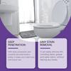 Polvere Pulitore WC AMZ - Pulizia Delicata Quotidiana, Fragranza Fresca, Rimuove Odori e Macchie, Polvere Pulente Disincrostante per WC