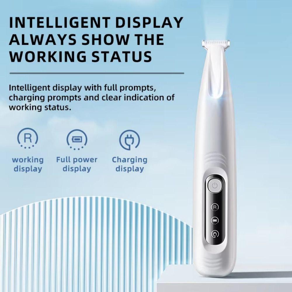 USB Rechargeable Pet Electric Push Clippers Cordless Dog Clippers for Grooming  Dogs Haircut