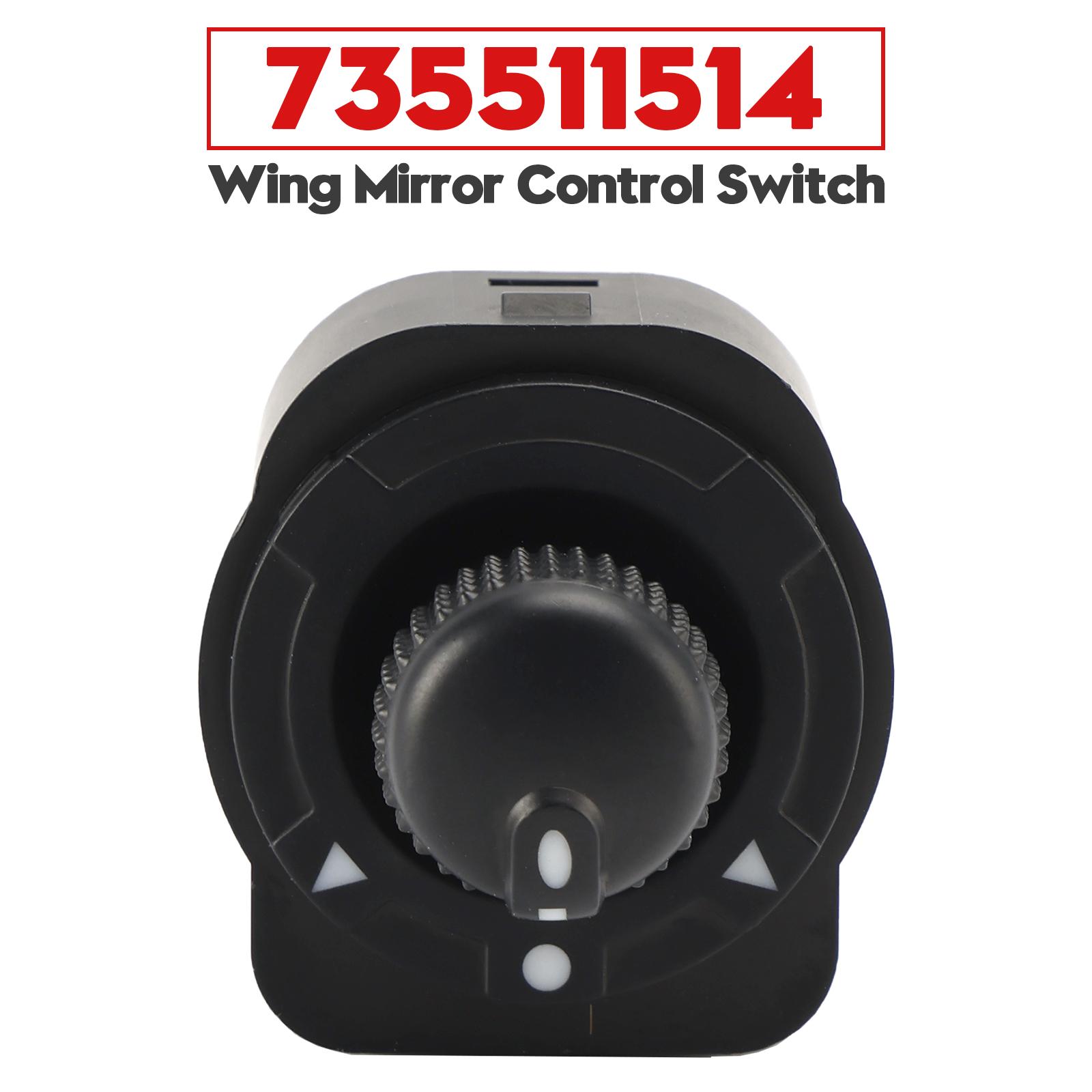 Wing Mirror Control Switch 735511514 for Fiat Fiorino Qubo Doblo Peugeot Bipper