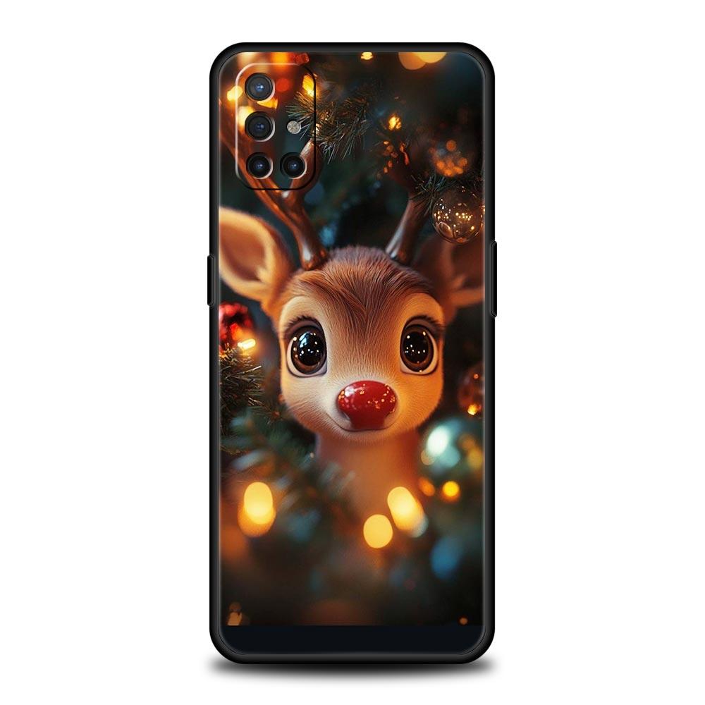 Cartoon Animal Deer Phone Case For Oneplus 13R 13 12R 11 10T 10R Nord N100 N200 N10 10 9 9R 9RT CE 3 2 Z Pro 5G Soft TPU Cover