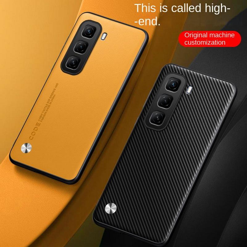 Plain Leather Case For Infinix Hot 50 Pro + Hot50 Pro Hot 50 50i 40 40i 30i INFINIX SMART 9 8 Luxury Hard Camera Protect Cover