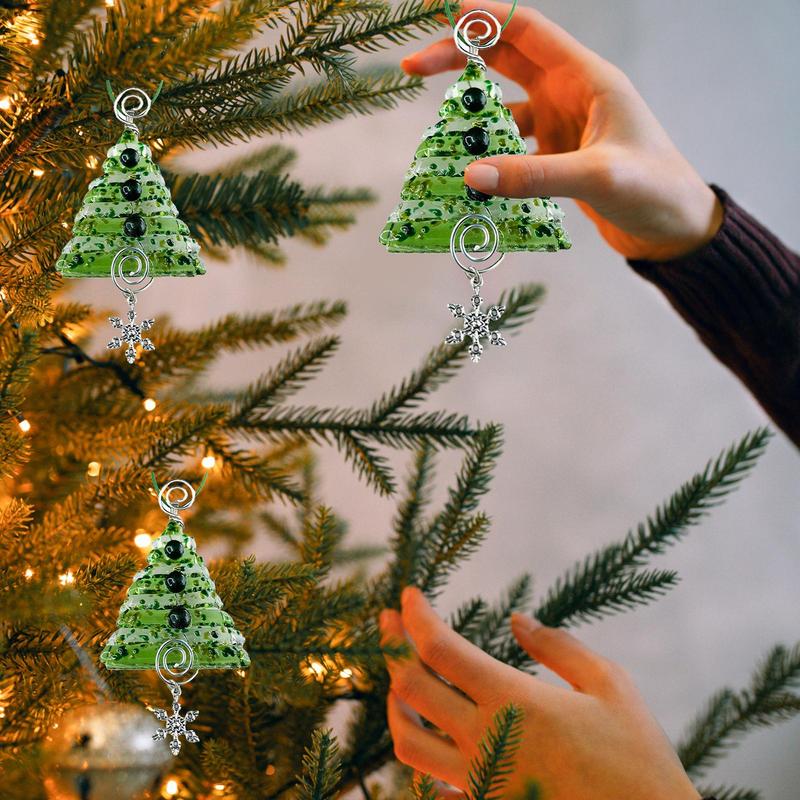 Christmas Tree Shaped Decor Tree-Shaped Christmas Decor Decorative Pendant Christmas Tree Ornaments For Holiday Cheer Christmas