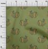 oneOone Cotton Flex Fabric Fish Block Printed Fabric 1 Yard 40 Inch Wide