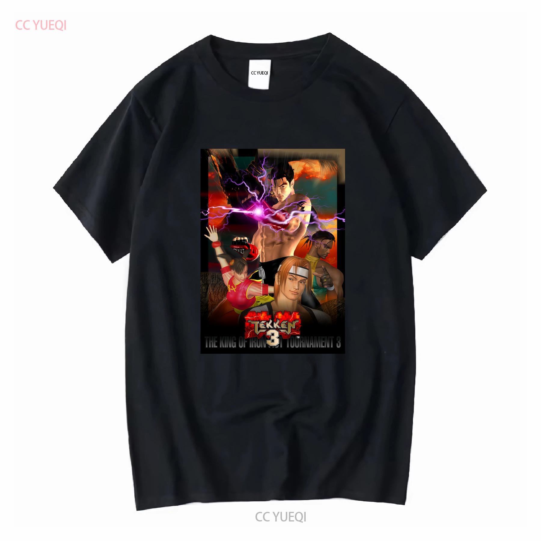 

TEKKEN 3 Fighting Video Game Retro Vintage Style T Shirt Size 2XL vintage Washed Comfortable Breathable graphic homme 4XL