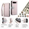 Leather Phone Case for Google Pixel 6-Pixel 9 Series with Coin Pocket, Card Slot, Mirror & Stand – Multiple Colors