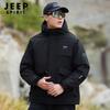 JEEP SPIRIT Men's Hooded Windproof Padded Winter Jacket
