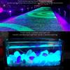 200Pcs Glow In the Dark Garden Pebbles For Sidewalk Garden Terrace Lawn Garden Patio Fish Tank Aquarium Decoration Glow Stone