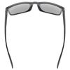 Sunglasses UV400 Driving Golf Hiking Outdoor Mirror Lens Stylish Lightweight Poise Black Matte [Uvex] (Silver)
