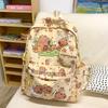 Cartoon Capybara Backpack For Girls Boys Student Teenager Children Rucksack Cute Casual Lightweight School Bags Kids Gifts