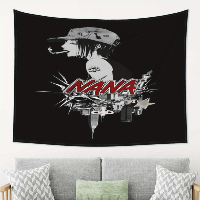 VIKAMA Osaki Nana Punk Style Tapestry NANA Anime City Fan Decoration Wallpaper Living Room Background Wall Room Decoration