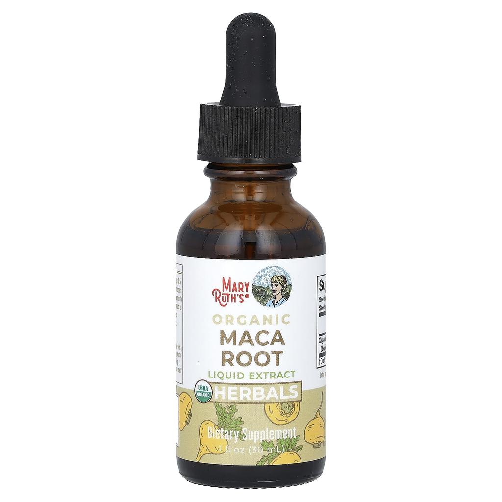 MaryRuth's Organic Maca Root Liquid Extract, Alcohol-Free, 590 Mg, 1 Fl Oz (30 Ml)