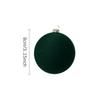 Christmas Ball Ornaments 12 Pieces Christmas Tree Ornaments 3.1 Inch Flocked Ball Decorative Pendant for Holiday Party Home
