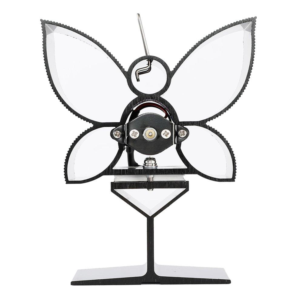 Five Blades Fireplace Heating Fan Efficient Air Heater Low Noise Fan Environmental Thermal Power Fireplace Heater Dropshipping