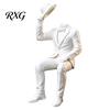 3D Printed Home Decor Sitting Gentleman Ornament, Minimalist Abstract Faceless Figurine, Elegant Shelf Edge Figurine Aesthetic Art Sculpture