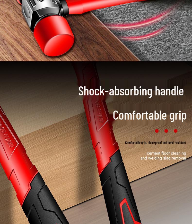 Heavy Duty Solid Rubber Mallet for Floor Laying and Tile Installation