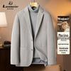 Lesboet Men's Slim Fit Plaid Blazer - Casual Korean Style for All Ages