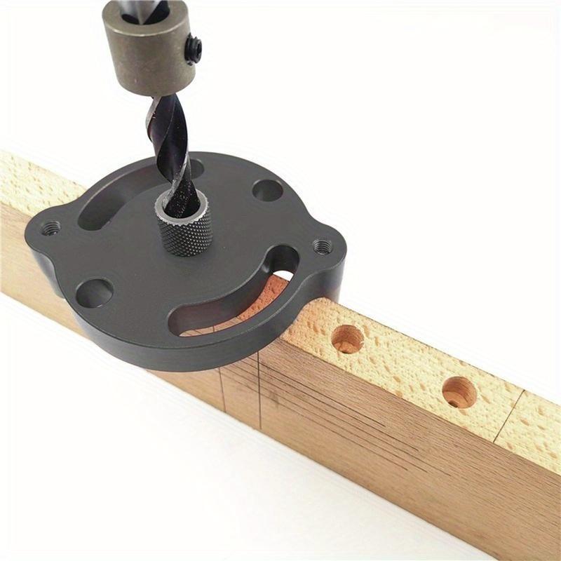 Self-centering 6 8 10mm Dowel Jig Wood Panel Puncher Hole Locator Beech Central Holing Position Measuring Drilling Woodworking Tool