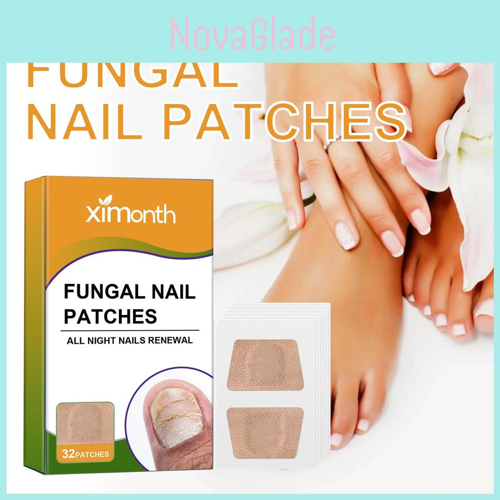 Ximonth Nail Repair Patch 32pcs Softening Thickening Treatment For Damaged Nails