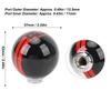 Shift Knob Round Ball Manual Shift Knob with 3 Mustang Ergonomic Racing Gear Resin Shelby GT500 Style 5-Speed Adapters, Design, Lever, Material,