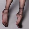 110cm Pure Nylon Non-elastic Thigh High Long Stockings For Garters Belt 5D Ultra Thin Transparent Medias Women Sexy Lingerie