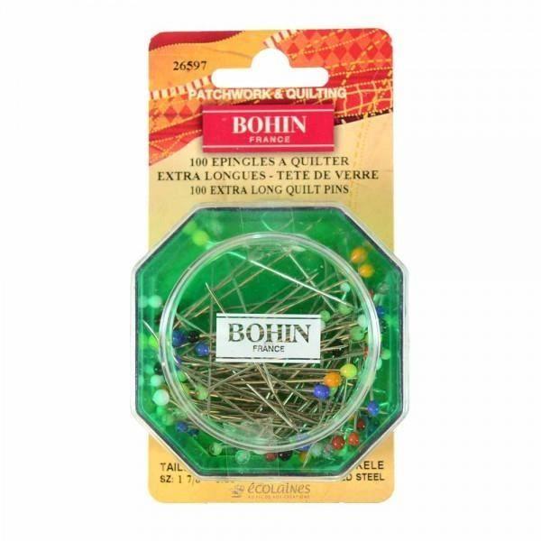 Epingles à quilter 48 x 0.8mm - 100 pièces