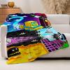Video game G Geometry D Dash Blanket For Sofa Office Bed Plane Travel Sleep Read Relax Camping Soft And Warm