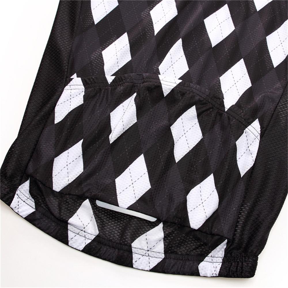 Summer Short Riding Bicycle Cycling Clothing Set Men Sport Jerseys Suits Black Bib Pants