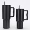 30/40oz Vakuum-Thermosflasche Becher mit Henkel Deckel Strohhalm Edelstahlbecher Auslaufsicher Hält Kalt Heiß Reise Auto Kaffeebecher
