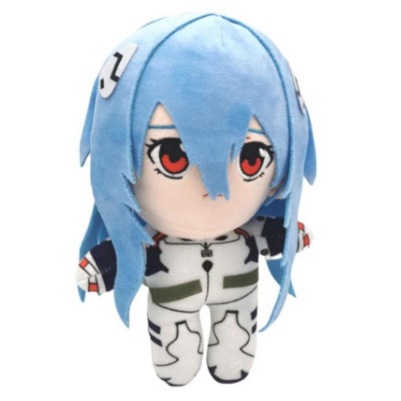 Plyšová Ayanami Rei Plyšová Asuka Langley Soryu Plyšová Rei Plněná Ray Japonské Anime Kawaii Roztomilé Kreslené Hračky Panenky Postel Dárek