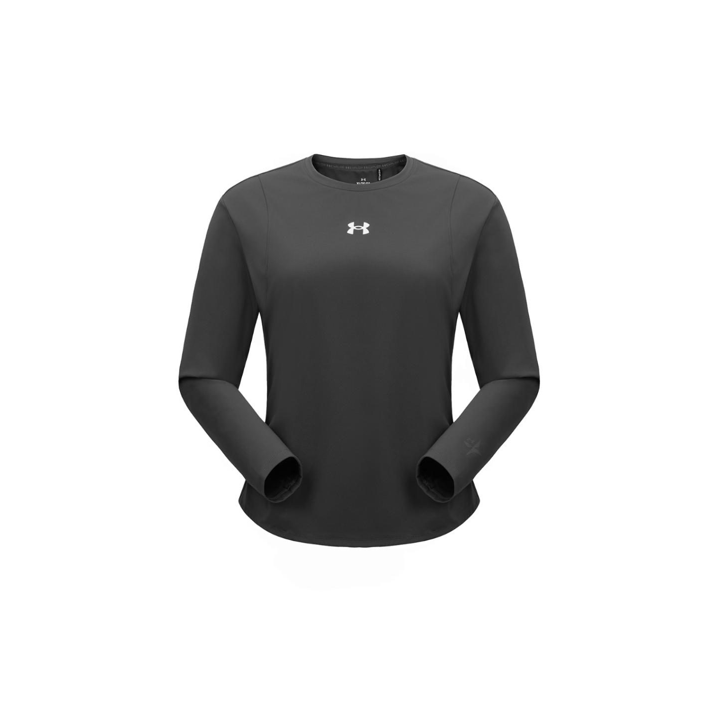 Under Armour T Shirts Women s Crew Neck Thin Straight Fit 16127304 L